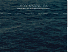 Tablet Screenshot of mossmarineusa.com